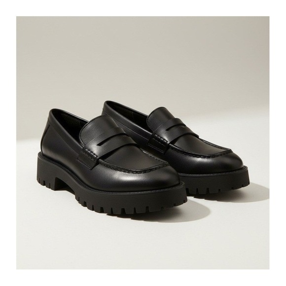 Steve Madden Shoes - Steve Madden Black Platform Loafers - Women's Size 8 - Brand New
